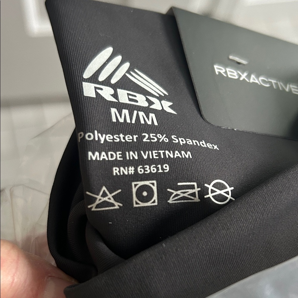 RBX Black Active Leggings New! With Tags! Removed from bag for picture only !